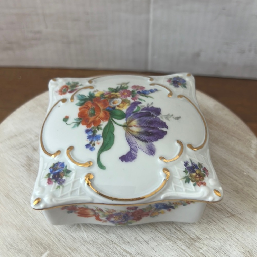 Antique German Trinket Box